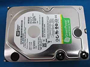 WESTERN DIGITAL 3.5インチ内蔵HDD Serial-ATA3.0Gb 5400rpm 1TB 16MB WD10EACS(中古品)