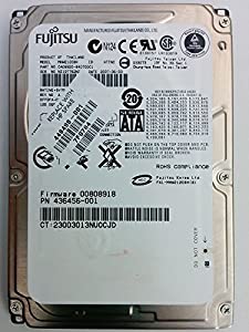 Fujitsu mhw2120bh 120?GB SATA / 150?5400rpm 8?MB 2.5インチノートブックハードドライブ(中古品)