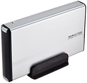 玄人志向 3.5型HDDケース IDE接続 USB2.0対応 シルバー GW3.5AA-PU2(中古品)