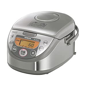 HITACHI 極上炊き 鉄入り厚釜 IHジャー炊飯器 RZ-JS10J-S(中古品)