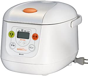 BONABONA パソコン炊飯ジャー(3.5合) 白いこと BK-R17-WH(中古品)