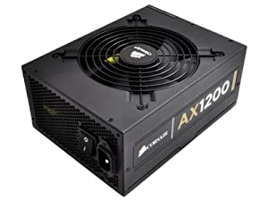 CORSAIR 80PLUS GOLD認証 初のフルモジュラー式を採用したAXシリーズ高効率1200W電源 CMPSU-1200AXJP(中古品)