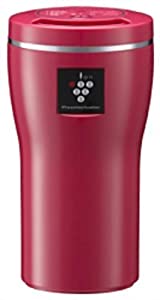 SHARP 高濃度プラズマクラスター搭載 イオン発生機 車載用カップ ピンク系 IG-CC15-P(中古品)