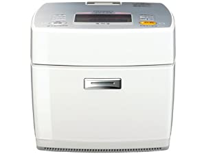 三菱 IHジャー炊飯器 炭炊釜続きもの 5.5合炊き ピュアホワイト NJ-VE102-W(中古品)