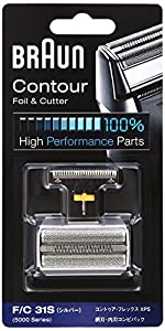 ブラウン シェーバー替刃 コントゥア/フレックス(XPS・XP II・XP)/フレックス インテグラル用 シルバー F/C31S【正規品】(中古品