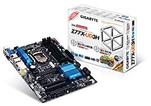 GIGABYTE intel Z77 LGA1155 ATX LucidLogix Virtu MVP対応 GA-Z77X-UD3H(中古品)