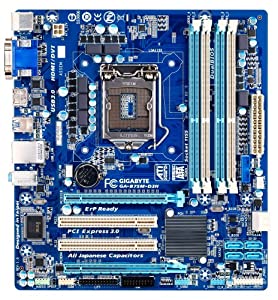 GIGABYTE intel B75 LGA1155 Micro ATX Small Business Advantage対応 GA-B75M-D3H(中古品)