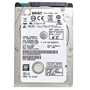 HGST Travelstar Z5K500 HTS545032A7E380 320 GB 2.5 内蔵ハードドライブ (0J11283) -(中古品)
