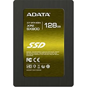 A-DATE XPGシリーズ SX900 SSD 128GB 2.5インチ SATA 6Gbps 14651 ASX900S3-128GM-C(中古品)