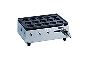 山岡金属工業 ヤマキン ガスたこ焼き器「こだま」ヤマキンたこ焼き器 都市ガス Y-03D(中古品)