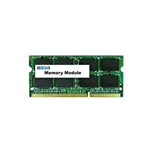 I-O DATA 増設メモリ ノートPC用 8GB PC3-12800/DDR3/204pin/無期限保証/SDY1600L-8G(中古品)