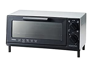 ツインバード トースター オーブントースター コンパクト ミラーガラス シルバー TS-4035S(中古品)
