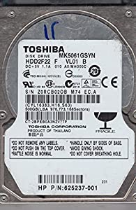 mk5061gsyn、a0?/ mh000?C、hdd2?F22?F vl01?B、Toshiba 500?GB SATA 2.5ハードドライブ(中古品)