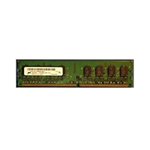 MICRON MEM DIMM、2GB、PC2-6400、CL6、Pbフリー MT16HTF25664AZ-800H1。(中古品)