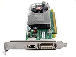 ATI Radeon 256MB PCI-E ビデオカード 109-B62941-00 102B6290200 0Y104D ロープロファイル(中古品)