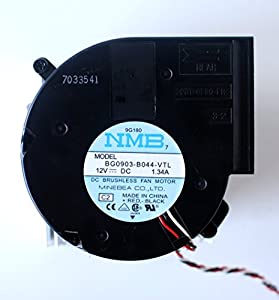 Minebea NMB BG0903-B044-VTL 12V 1.34A DC ブラシレスブロワーファン 9G180 PBT-GF30-FR 3ワイヤー(中古品)