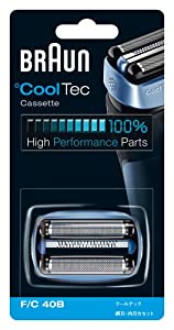 ブラウン シェーバー替刃 Cool Tec(クールテック)用 ブラック F/C40B【正規品】(中古品)