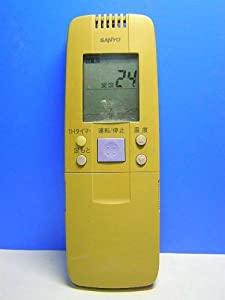 三洋電機 サンヨー エアコンリモコン RCS-VR8A(中古品)