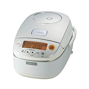 ZOJIRUSHI 圧力IH炊飯ジャー 【5.5合炊き】 ホワイト NP-BT10-WB(中古品)