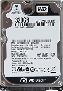 WesternデジタルWD Scorpio 320?GB 16?MB 7200rpmブラック、wd3200bekx (ブラック)(中古品)