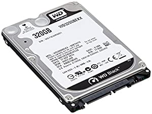 WESTERN DIGITAL 2.5インチ内蔵HDD 320GB SATA6.0Gb/s 7200rpm 16MB 9.5mm厚 WD3200BEKX(中古品)