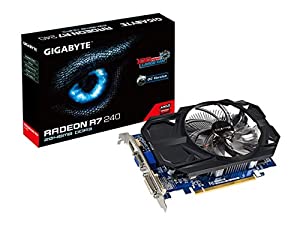 GIGABYTE グラフィックボード AMD R7 240 2GB PCI-Express GV-R724OC-2GI(中古品)