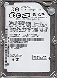 hts543232l9?a300、PN 0?a57367、MLC da2352、Hitachi 320?GB SATA 2.5ハードドライブ(中古品)
