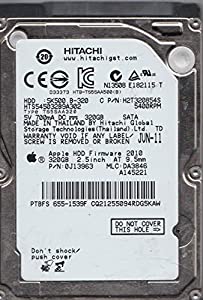 hts545032b9?a302、PN 0j13963、MLC da3846、Hitachi 320?GB SATA 2.5ハードドライブ(中古品)
