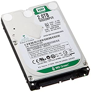 WD Green 2.5inch 15mm intelliPower 1TB SATA3.0 WD20NPVX(中古品)