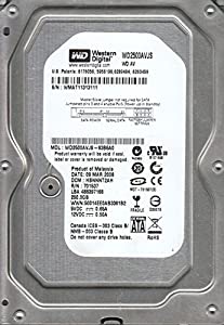 wd2500avjs-63b6?a0、DCM hbnnnt2ah、Westernデジタル250?GB SATA 3.5ハードドライブ(中古品)
