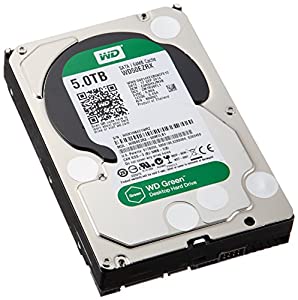 WD 内蔵HDD Green 5TB 3.5inch SATA3.0（SATA 6 Gb/s） 64MB Intellipower 2年保証 WD50EZRX(中古品)