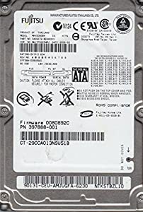 mhv2080bh、PN ca06672-b24400?C1、Fujitsu 80?GB SATA 2.5ハードドライブ(中古品)