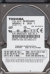 mk3254gsy、hdd2e41?S zk01?T、Toshiba 320?GB SATA 2.5ハードドライブ(中古品)