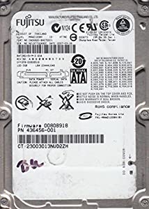 純正OEM Fujitsu mhw2120bh ca06820-b40700?C1?436456???001?120?GB 2.5インチハードドライブ(中古品)