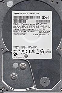 hds723020bla642、PN 0?F12115、MLC mnr180、Hitachi 2tb SATA 3.5ハードドライブ(中古品)