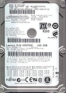 mja2160bh g2、PN ca07083-b592000l、Fujitsu 160?GB SATA 2.5ハードドライブ(中古品)