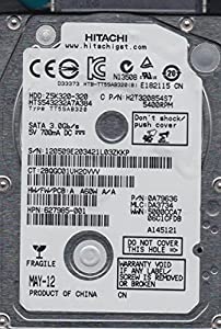 HTS543232A7A384、PN 0A79636、MLC DA3734、Hitachi 320GB SATA 2.5ハードドライブ(中古品)