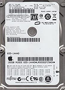 mhz2160bh g1、PN ca07018-b57400ap、Fujitsu 160?GB SATA 2.5ハードドライブ(中古品)