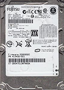 mhv2080bh PL、PN ca06672-b25300?C1、Fujitsu 80?GB SATA 2.5ハードドライブ(中古品)