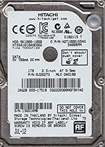 hts541010?a9e662、PN 0j26273、MLC da5180、Hitachi 1?TBハードドライブSATA 2.5(中古品)