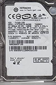 hts723216l9?a360、PN 0?a58933、MLC da2459、Hitachi 160?GB SATA 2.5ハードドライブ(中古品)