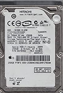 hts545025b9sa02、PN 0?a70462、MLC da3031、Hitachi 250?GB SATA 2.5ハードドライブ(中古品)