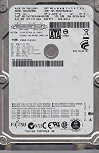 MJA2320BH G1、PN CA07083-B44600SN、富士通 320GB SATA 2.5 ハードドライブ(中古品)