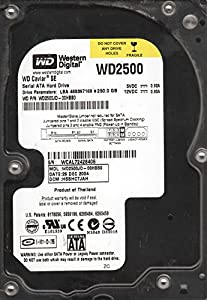 wd2500jd-00hbb0、DCM hsbhctjah、Westernデジタル250?GB SATA 3.5ハードドライブ(中古品)