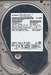 hdp725032gla360、PN 0?a35411、MLC ba2727、Hitachi 320?GB SATA 3.5ハードドライブ(中古品)