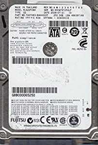 mja2250bh g2、PN ca07083-b464000t、Fujitsu 250?GB SATA 2.5ハードドライブ(中古品)