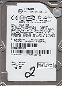 hts723232l9?a360、PN 0?a58937、MLC da2459、Hitachi 320?GB SATA 2.5ハードドライブ(中古品)