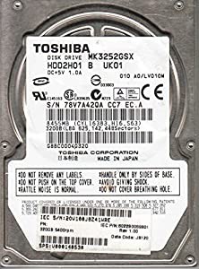 ブランド品専門の 【中古】 ハードドライブ 320GB MK3252GSX 東芝