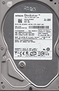 hdp725050gla360、PN 0?a36895、MLC ba2813、Hitachi 500?GB SATA 3.5ハードドライブ(中古品)の通販は