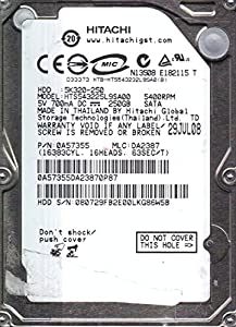 hts543225l9sa00、PN 0?a57355、MLC da2387、Hitachi 250?GB SATA 2.5ハードドライブ(中古品)